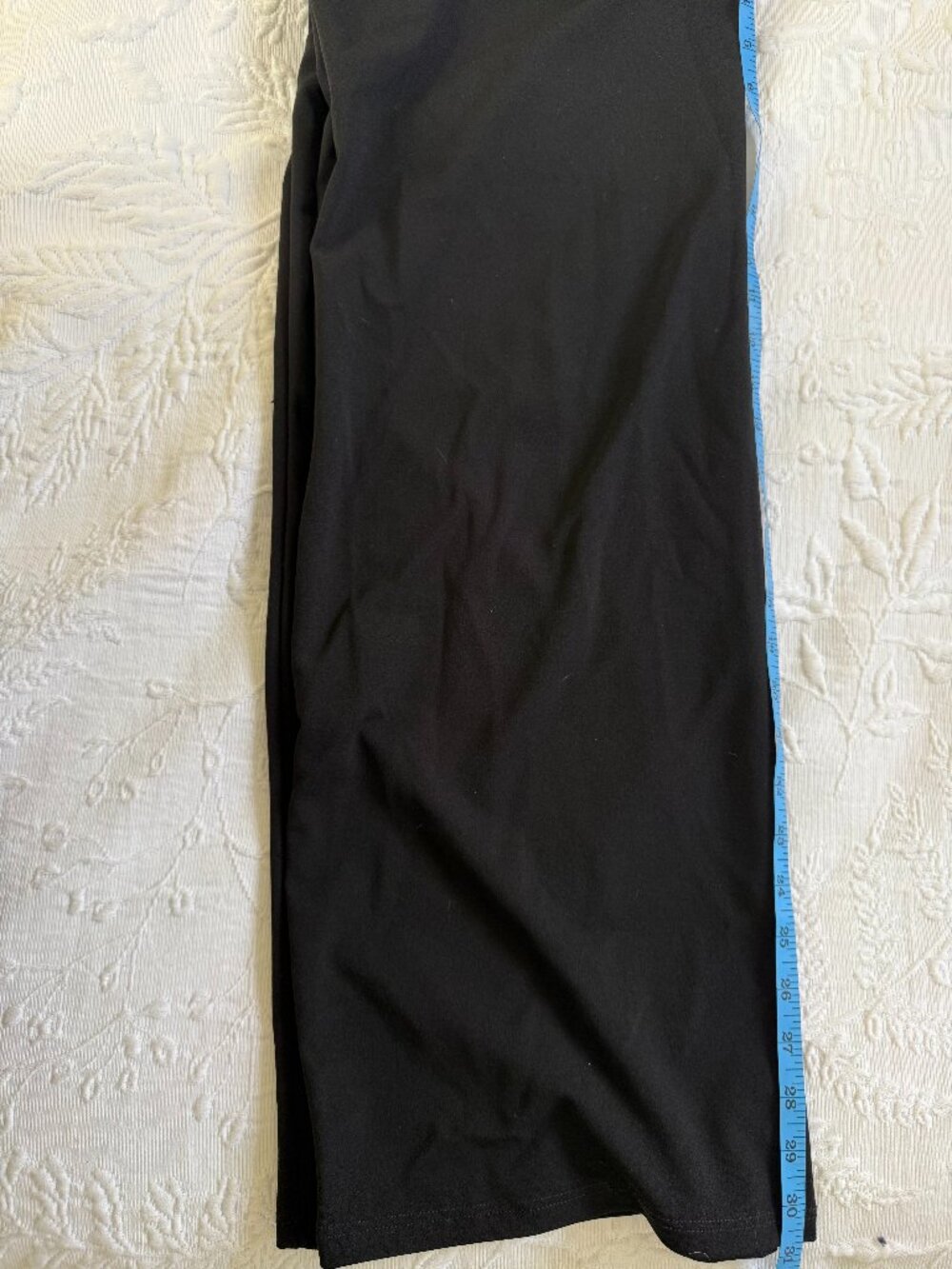🦋 2/30 Eclipse Black Cold Shoulder Belted Jumpsuit S - Picture 8 of 8